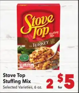 Vallarta Supermarkets Stove Top Stuffing Mix offer