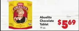Vallarta Supermarkets Abuelita Chocolate Tablet offer
