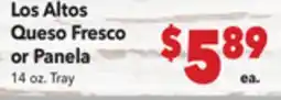 Vallarta Supermarkets Los Altos Queso Fresco or Panela offer