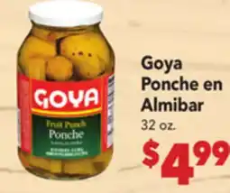 Vallarta Supermarkets Goya Ponche en Almibar offer
