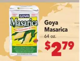 Vallarta Supermarkets Goya Masarica offer