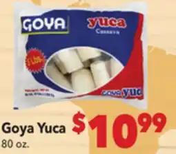 Vallarta Supermarkets Goya Yuca offer