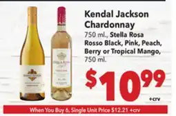 Vallarta Supermarkets Kendal Jackson Chardonnay offer