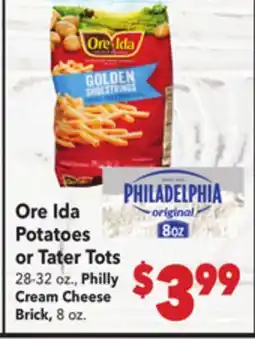 Vallarta Supermarkets Ore Ida Potatoes or Tater Tots offer