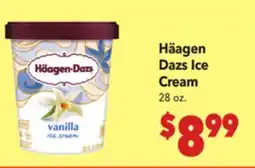 Vallarta Supermarkets Häagen Dazs Ice Cream offer