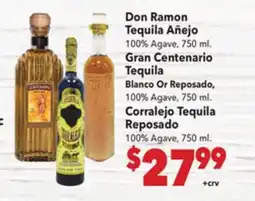 Vallarta Supermarkets Don Ramon Tequila Añejo offer