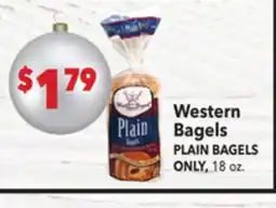Vallarta Supermarkets Western Bagels offer