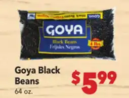 Vallarta Supermarkets Goya Black Beans offer
