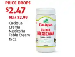 Aldi Cacique Crema Mexicana Table Cream offer