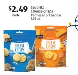 Aldi Savoritz Cheese Crisps offer