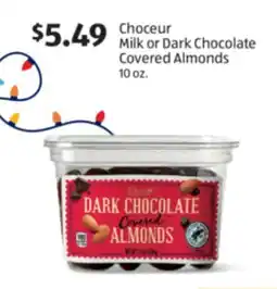 Aldi Choceur Milk or Dark Chocolate Covered Almonds offer