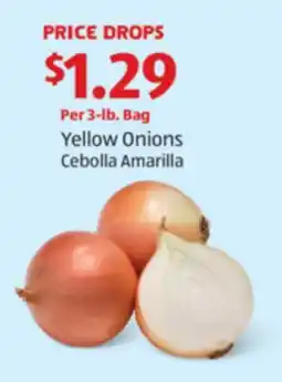 Aldi Yellow Onions offer