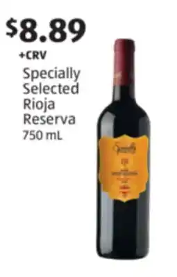 Aldi Specially Selected Rioja Reserva offer