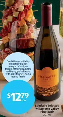 Aldi Willamette Valley Pinot Noir offer