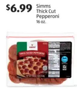 Aldi Simms Thick Cut Pepperoni offer