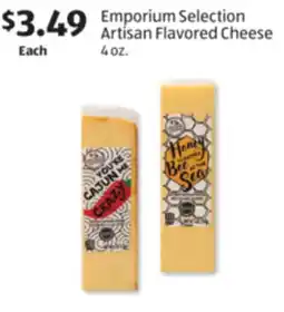 Aldi Emporium Selection Artisan Flavored Cheese offer