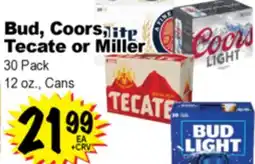 Superior Grocers Bud, Coors, Tecate or Miller offer