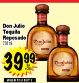Superior Grocers Don Julio Tequila offer
