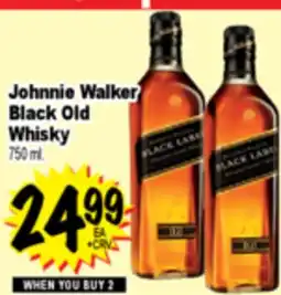 Superior Grocers Johnnie Walker Johnnie Walker Black Old Black Old Whisky offer