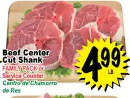 Superior Grocers Beef Center Cut Shank offer