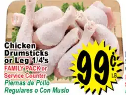 Superior Grocers Chicken Drumsticks or Leg 1/4's offer