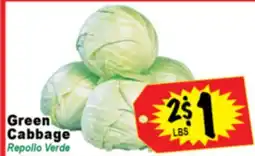 Superior Grocers Green Cabbage offer