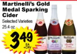 Superior Grocers Martinelli's Gold Medal Sparking Cider offer