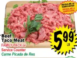 Superior Grocers Beef Taco Meat offer