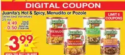 Superior Grocers Juanita's Hot & Spicy, Menudito or Pozole offer