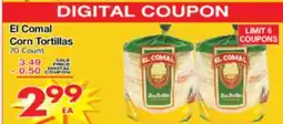 Superior Grocers El Comal Corn Tortillas offer