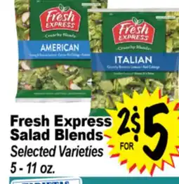 Superior Grocers Fresh Express Salad Blends offer