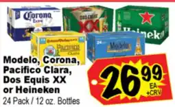 Superior Grocers Modelo, Corona, Pacifico Clara, Dos Equis XX or Heineken offer