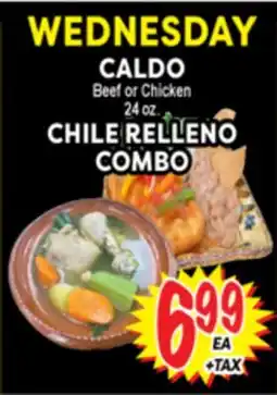 Superior Grocers CALDO Beef or Chicken offer