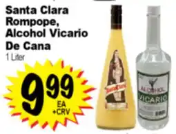 Superior Grocers Santa Clara Rompope, Alcohol Vicario De Cana offer