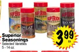 Superior Grocers Superior Seasonings offer