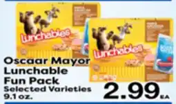 Superior Grocers Oscaar Mayor Lunchable Fun Pack offer