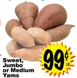Superior Grocers Sweet, Jumbo or Medium Yams offer