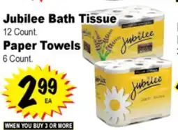 Superior Grocers Jubilee Bath Tissue 12 Count. Paper Towels 6 Count offer