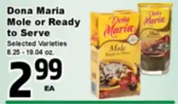 Superior Grocers Dona Maria Mole or Ready to Serve offer
