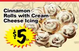 Superior Grocers Cinnamon Rolls with Cream Cheese Icing offer