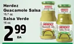 Superior Grocers Herdez Guacamole Salsa 15.7 oz. Salsa Verde 16 oz offer