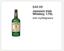 Walgreens Jameson Irish Whiskey, 1.75L offer