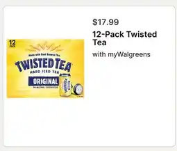 Walgreens 12-Pack Twisted Tea offer