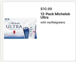 Walgreens 12-Pack Michelob Ultra offer