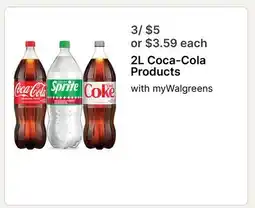Walgreens 2L Coca-Cola Products offer