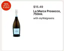 Walgreens La Marca Prosecco, 750ml offer