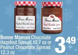 Super King Markets Bonne Maman Chocolate Hazelnut Spread 12.7 oz or Peanut Chocolate Spread 12.3 oz offer