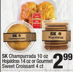 Super King Markets SK Champurrada 10 oz Hojaldras 14 oz or Gourmet Sweet Croissant 4 ct offer