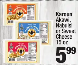 Super King Markets Karoun Akawi, Nabulsi or Sweet Cheese offer