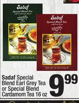 Super King Markets Sadaf Special Blend Earl Grey Tea or Special Blend Cardamom Tea offer